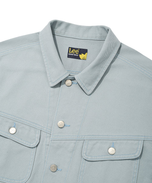 [Waki willi x Lee] Graphic denim jacket mint