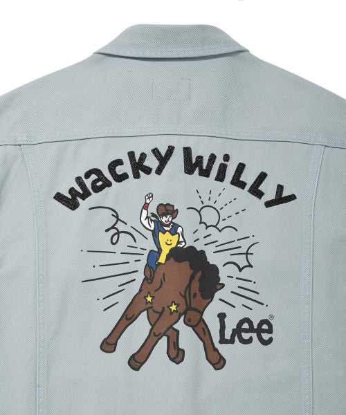 [Waki willi x Lee] Graphic denim jacket mint