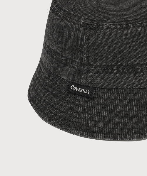 BASIC WASHED COTTON BUCKET HAT