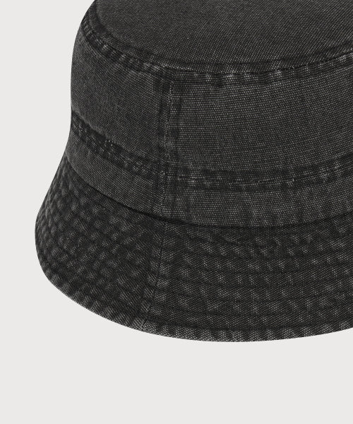 BASIC WASHED COTTON BUCKET HAT