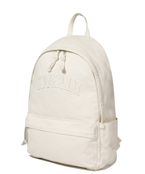 ARCH LOGO WASHED DENIM BACKPACK