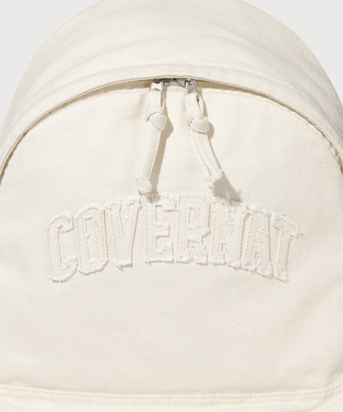 ARCH LOGO WASHED DENIM BACKPACK
