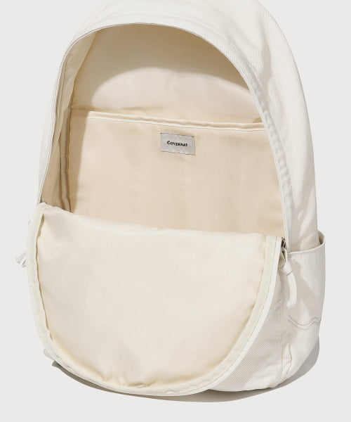 ARCH LOGO WASHED DENIM BACKPACK