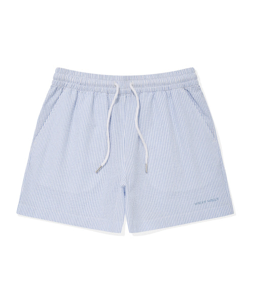 Women's Stripe String Shorts Sky Blue