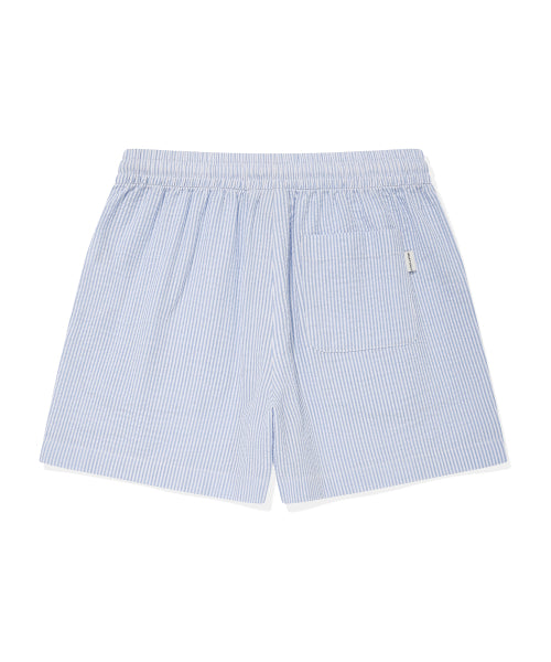 Women's Stripe String Shorts Sky Blue