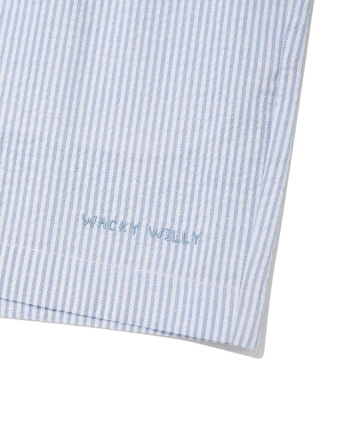 Women's Stripe String Shorts Sky Blue
