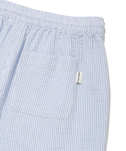 Women's Stripe String Shorts Sky Blue