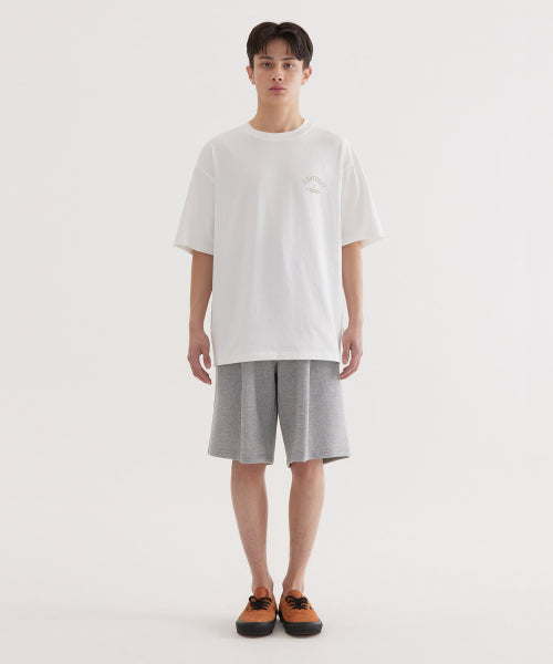 C LOGO BERMUDA SWEAT SHORTS