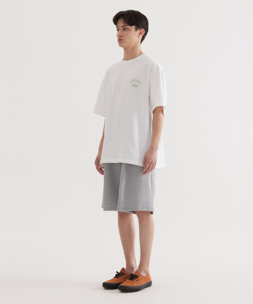 C LOGO BERMUDA SWEAT SHORTS