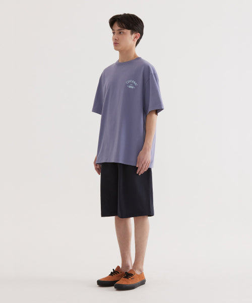 C LOGO BERMUDA SWEAT SHORTS