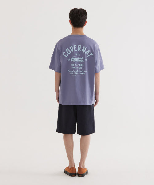 C LOGO BERMUDA SWEAT SHORTS