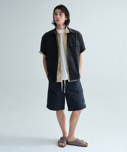 REGULAR-FIT C LOGO FATIGUE SHORTS