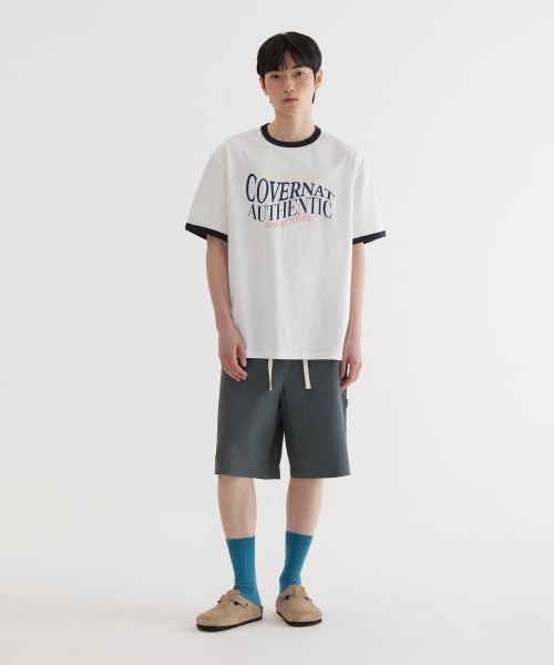 REGULAR-FIT C LOGO FATIGUE SHORTS
