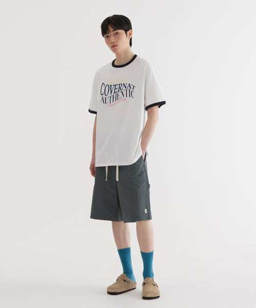 REGULAR-FIT C LOGO FATIGUE SHORTS