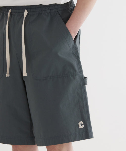REGULAR-FIT C LOGO FATIGUE SHORTS