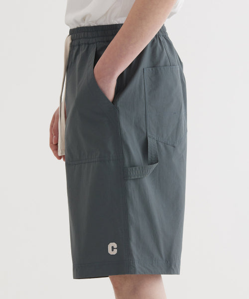 REGULAR-FIT C LOGO FATIGUE SHORTS