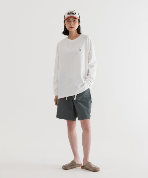 REGULAR-FIT C LOGO FATIGUE SHORTS