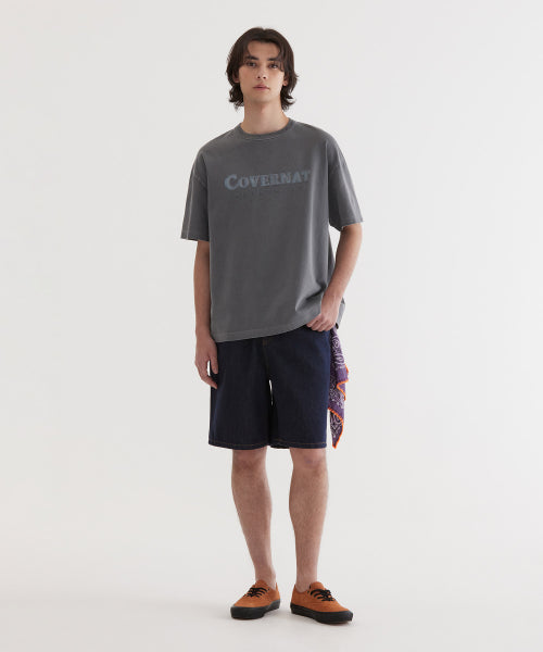 REGULAR-FIT DENIM SHORTS