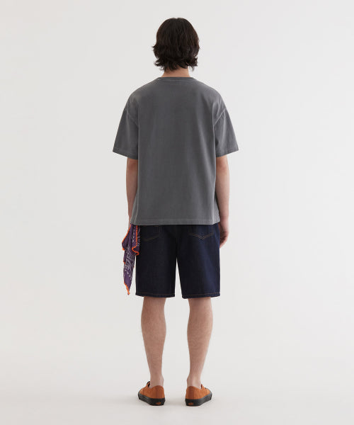 REGULAR-FIT DENIM SHORTS