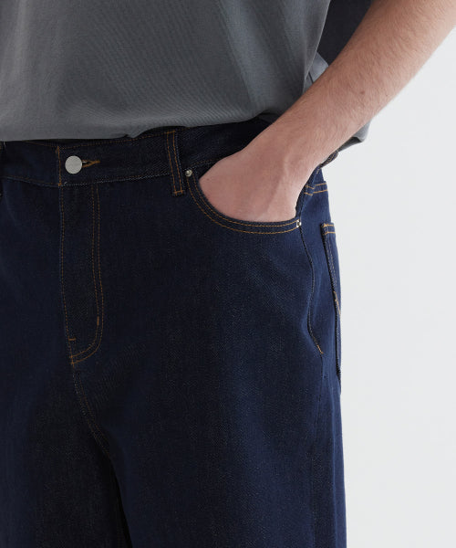 REGULAR-FIT DENIM SHORTS