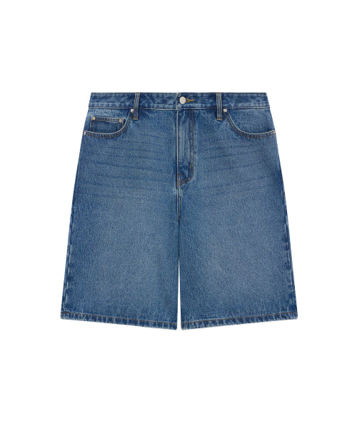 REGULAR-FIT DENIM SHORTS