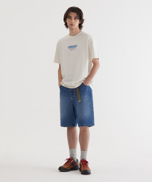 REGULAR-FIT DENIM SHORTS