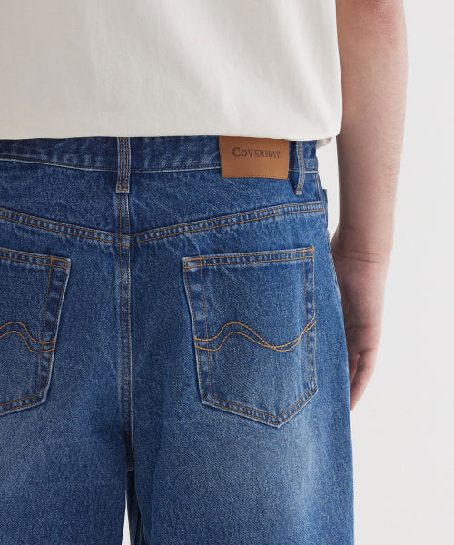 REGULAR-FIT DENIM SHORTS