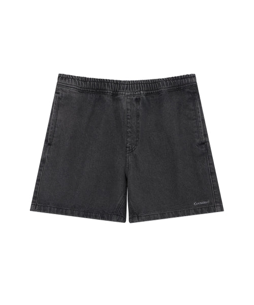 REGULAR-FIT SHORT DENIM SHORTS