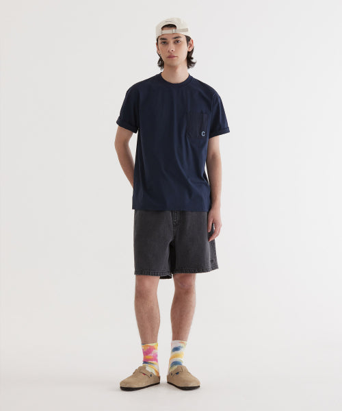 REGULAR-FIT SHORT DENIM SHORTS