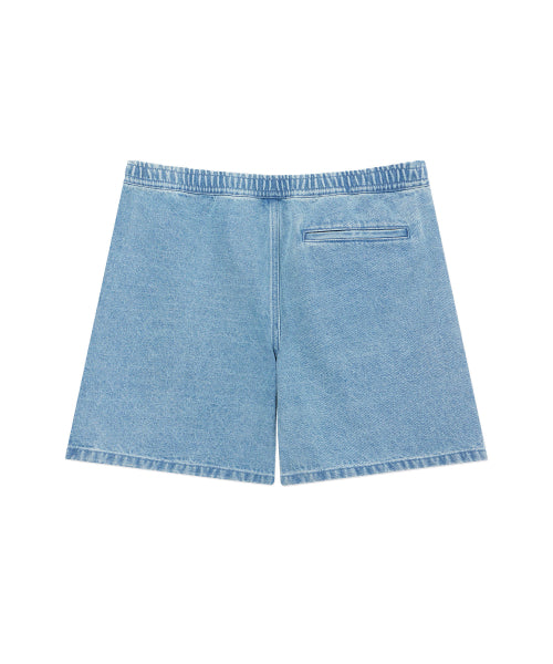 REGULAR-FIT SHORT DENIM SHORTS