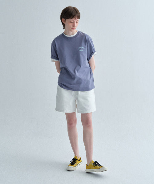 REGULAR-FIT SHORT DENIM SHORTS