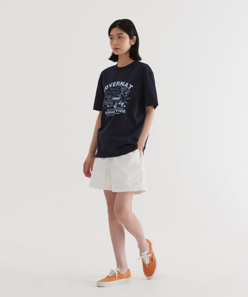 REGULAR-FIT SHORT DENIM SHORTS