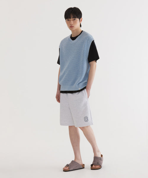 REGULAR-FIT C LOGO SWEAT SHORTS