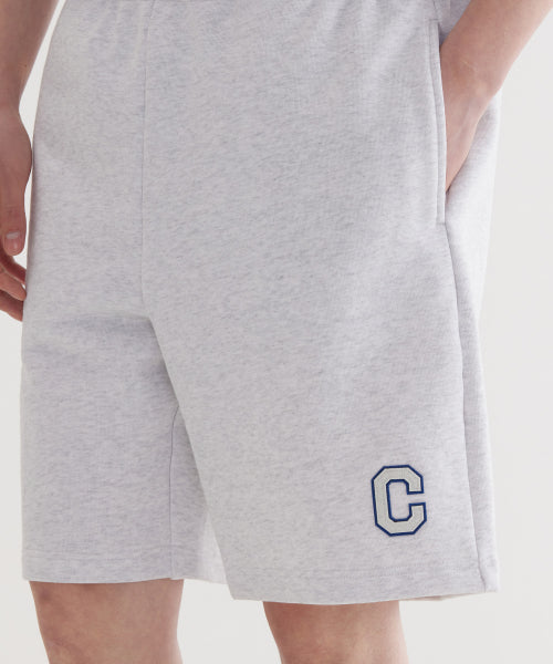 REGULAR-FIT C LOGO SWEAT SHORTS