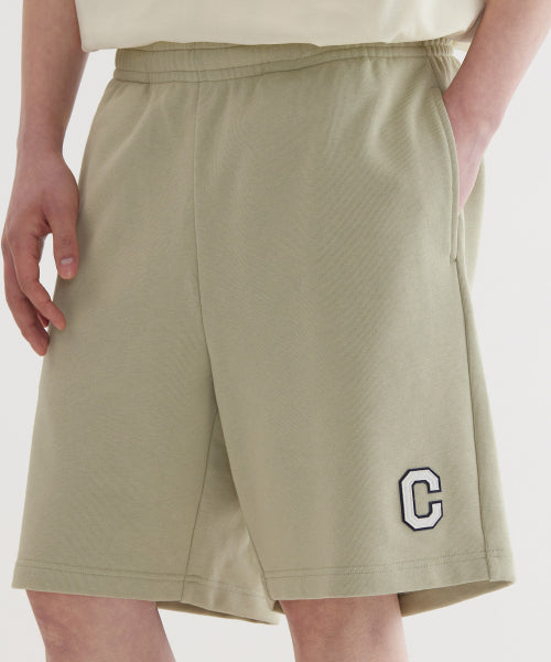 REGULAR-FIT C LOGO SWEAT SHORTS