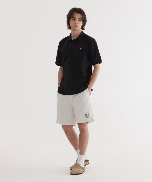 REGULAR-FIT C LOGO SWEAT SHORTS
