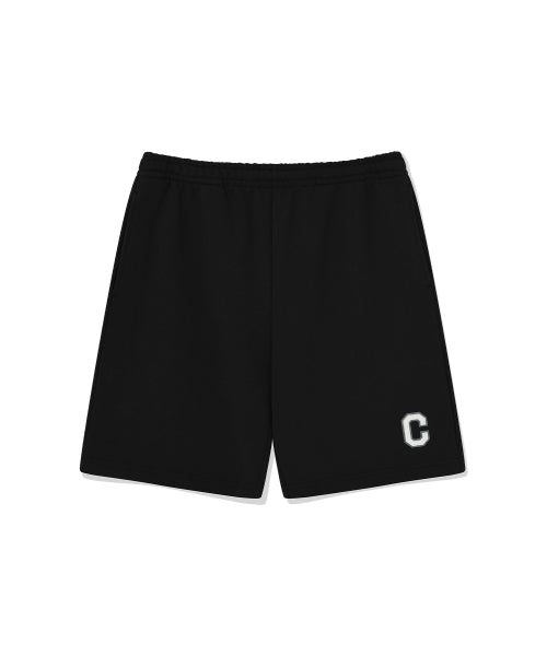 REGULAR-FIT C LOGO SWEAT SHORTS