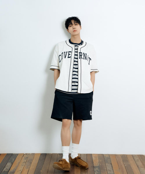REGULAR-FIT C LOGO SWEAT SHORTS