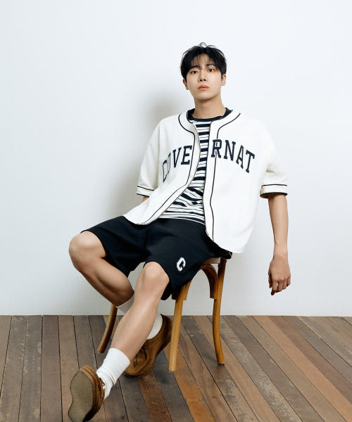 REGULAR-FIT C LOGO SWEAT SHORTS