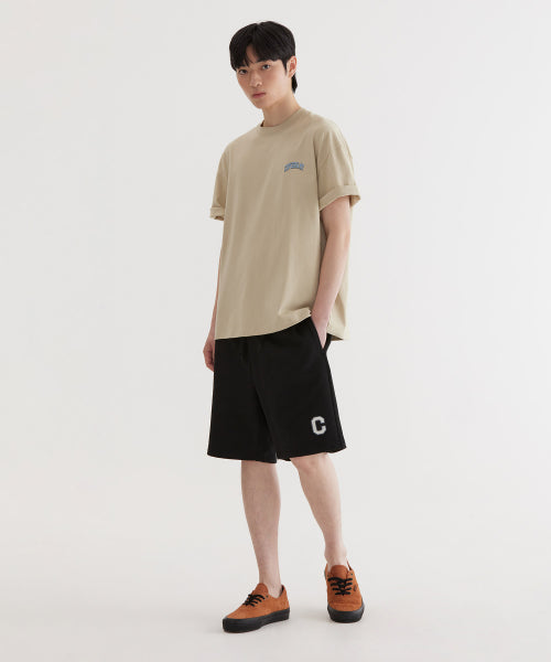 REGULAR-FIT C LOGO SWEAT SHORTS