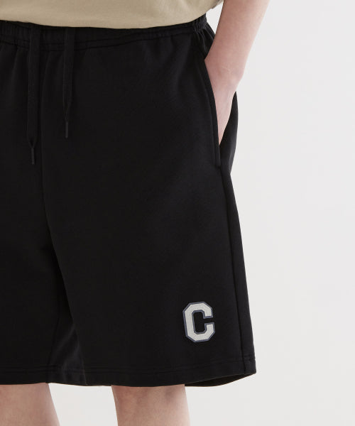 REGULAR-FIT C LOGO SWEAT SHORTS