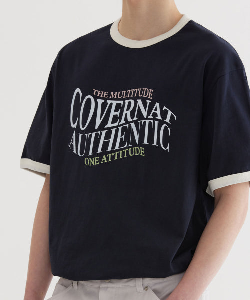 TYPOGRAPHIC RINGER T-SHIRT