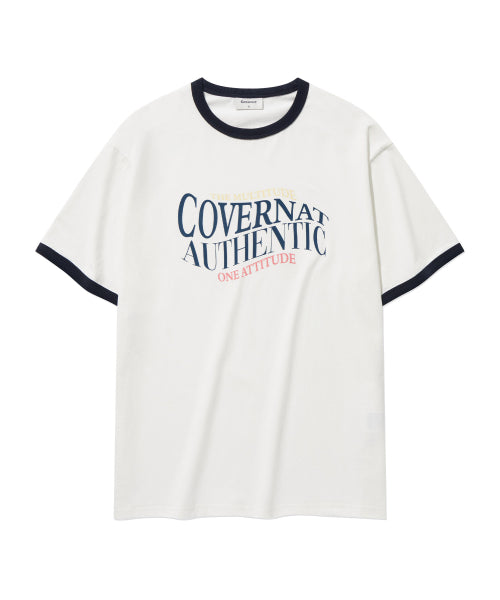 TYPOGRAPHIC RINGER T-SHIRT