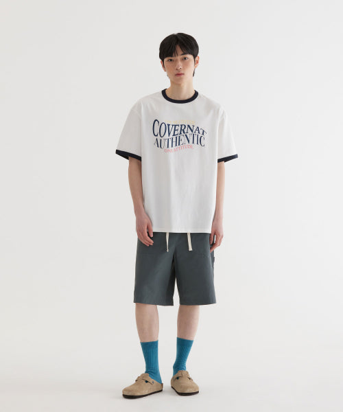 TYPOGRAPHIC RINGER T-SHIRT