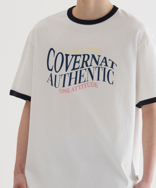 TYPOGRAPHIC RINGER T-SHIRT