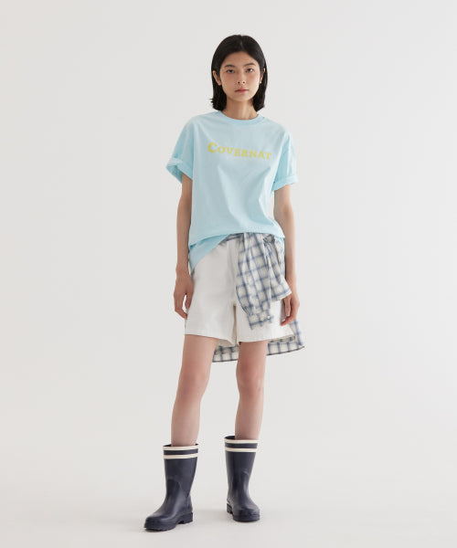 CENTER AUTHENTIC LOGO T-SHIRT
