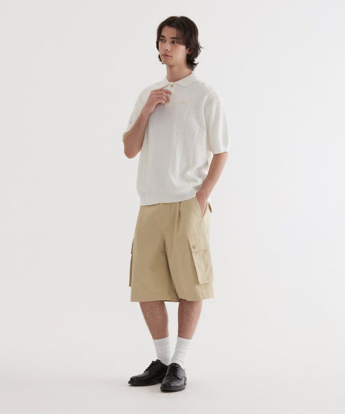 SMALL AUTHENTIC OPENWORK CABLE HALF KNIT