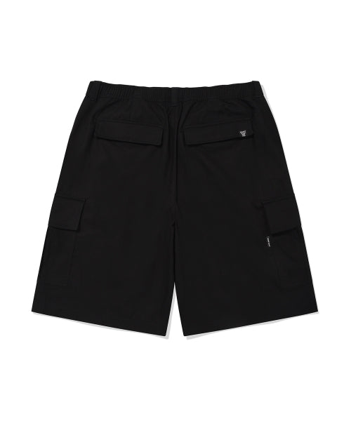 Cotton Cargo Shorts Black