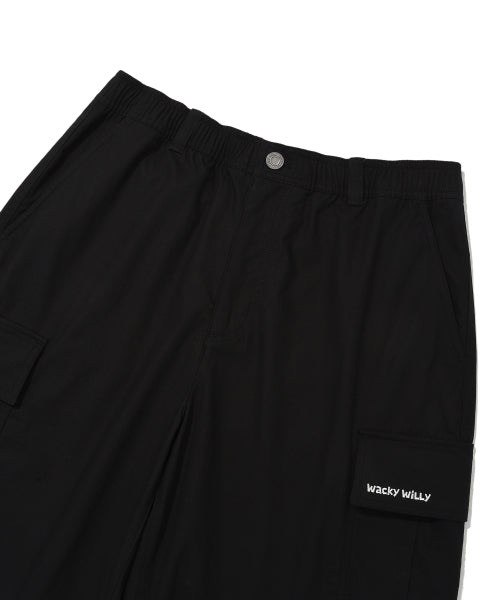 Cotton Cargo Shorts Black