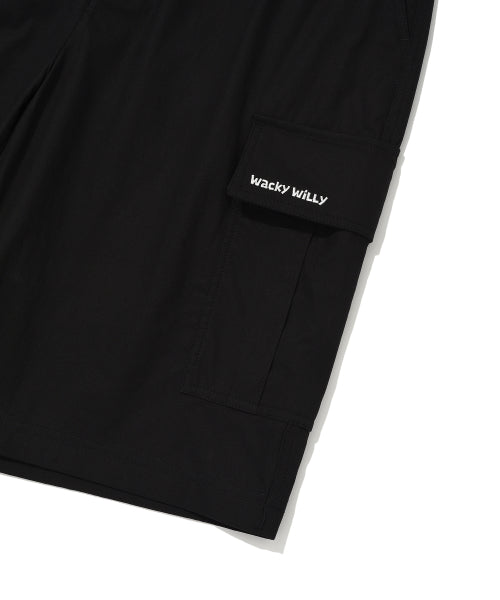 Cotton Cargo Shorts Black